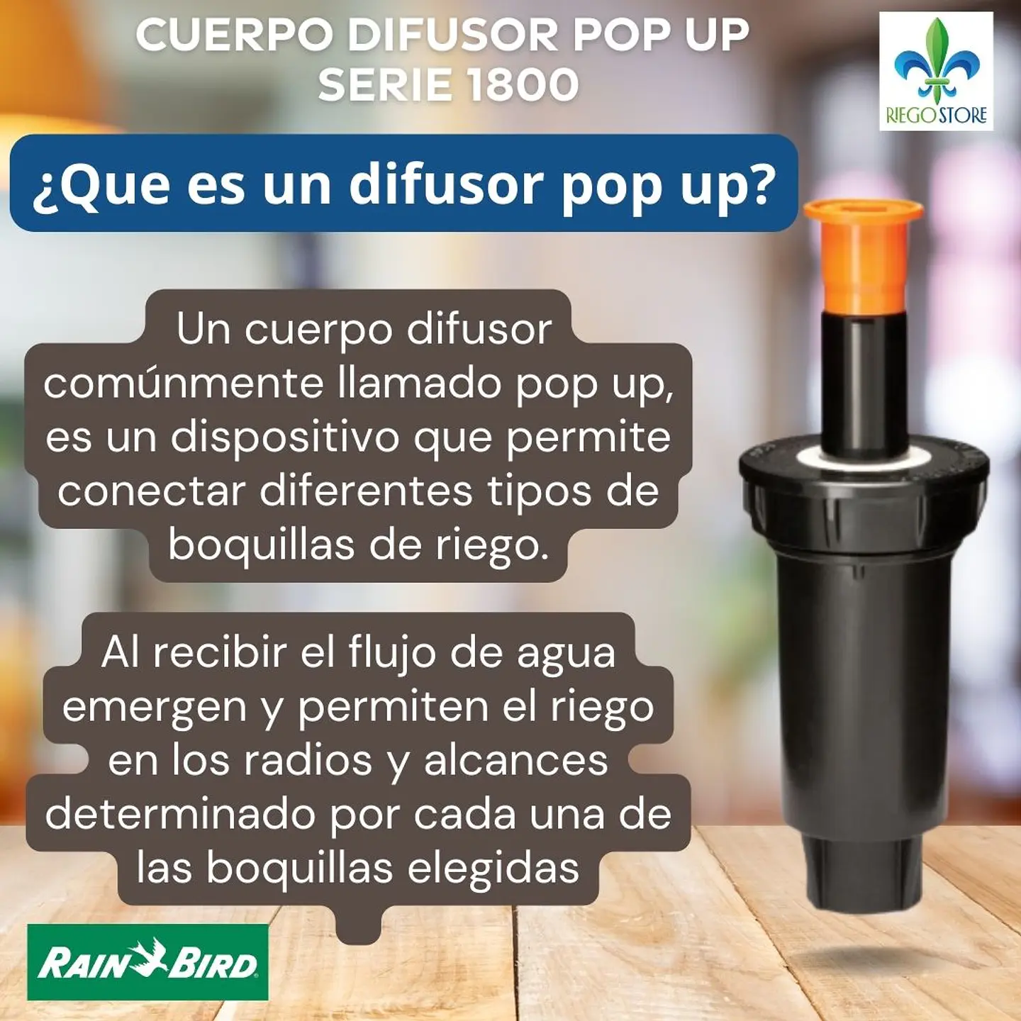 Cuerpo pop up 1802 (kit 2un) - Rain Bird 3