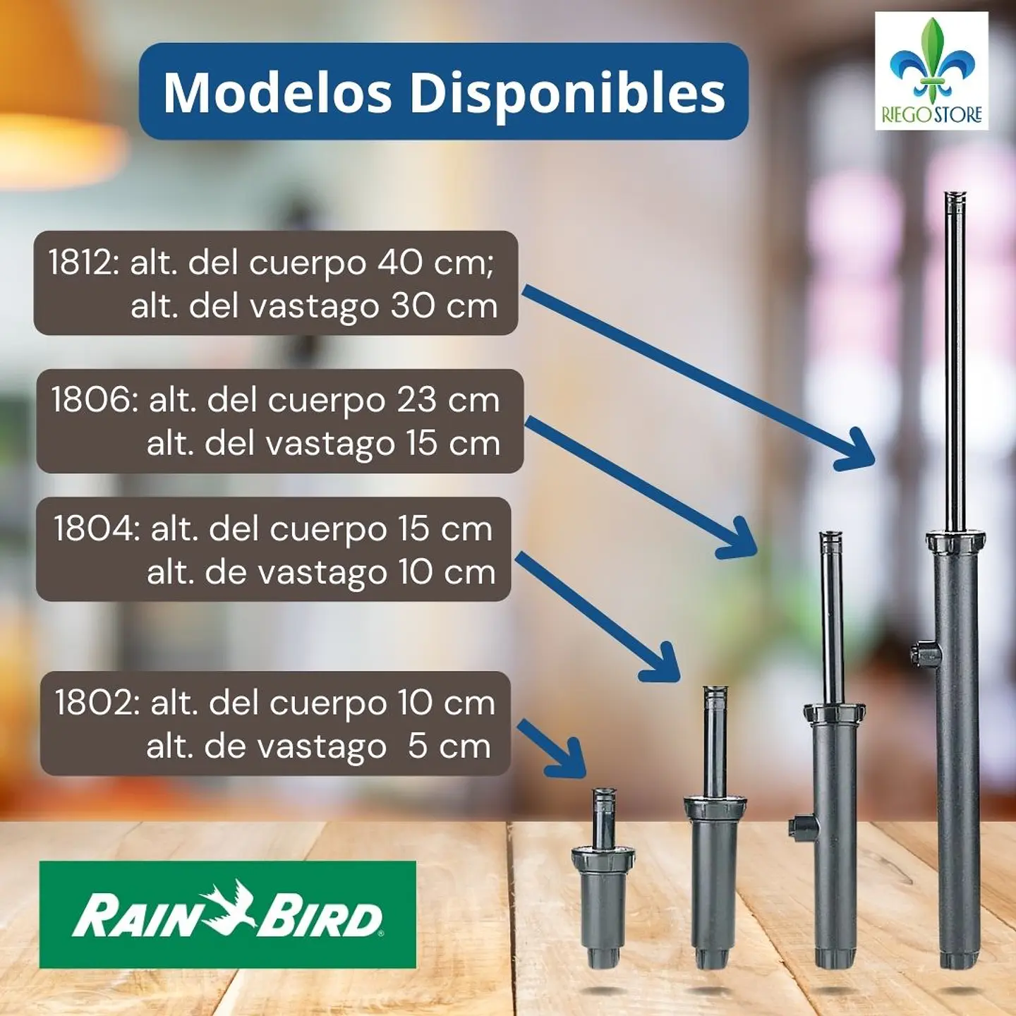 Cuerpo pop up 1802 (kit 2un) - Rain Bird 7