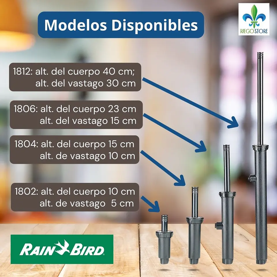Cuerpo pop up 1802 (kit 2un) - Rain Bird 7