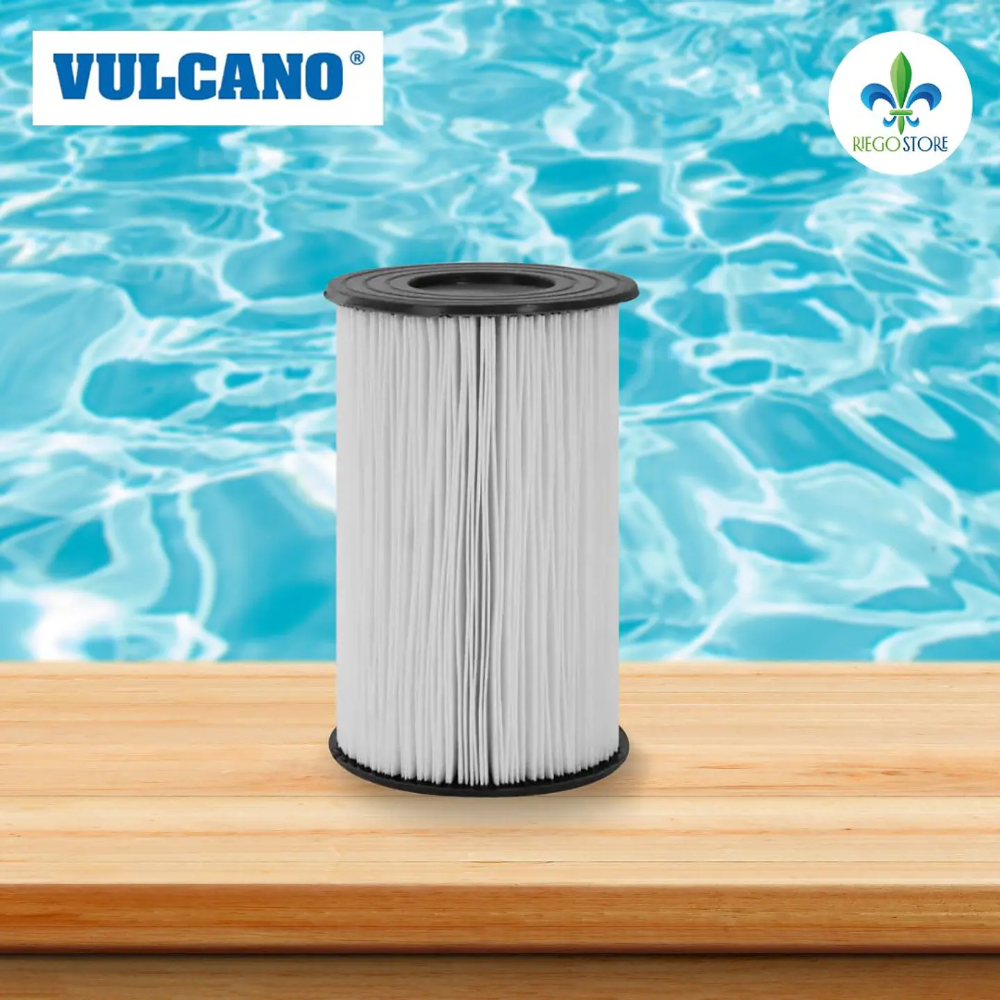 Cartucho Filtro de Papel  170 mm para Tanque ABS - Vulcano 1