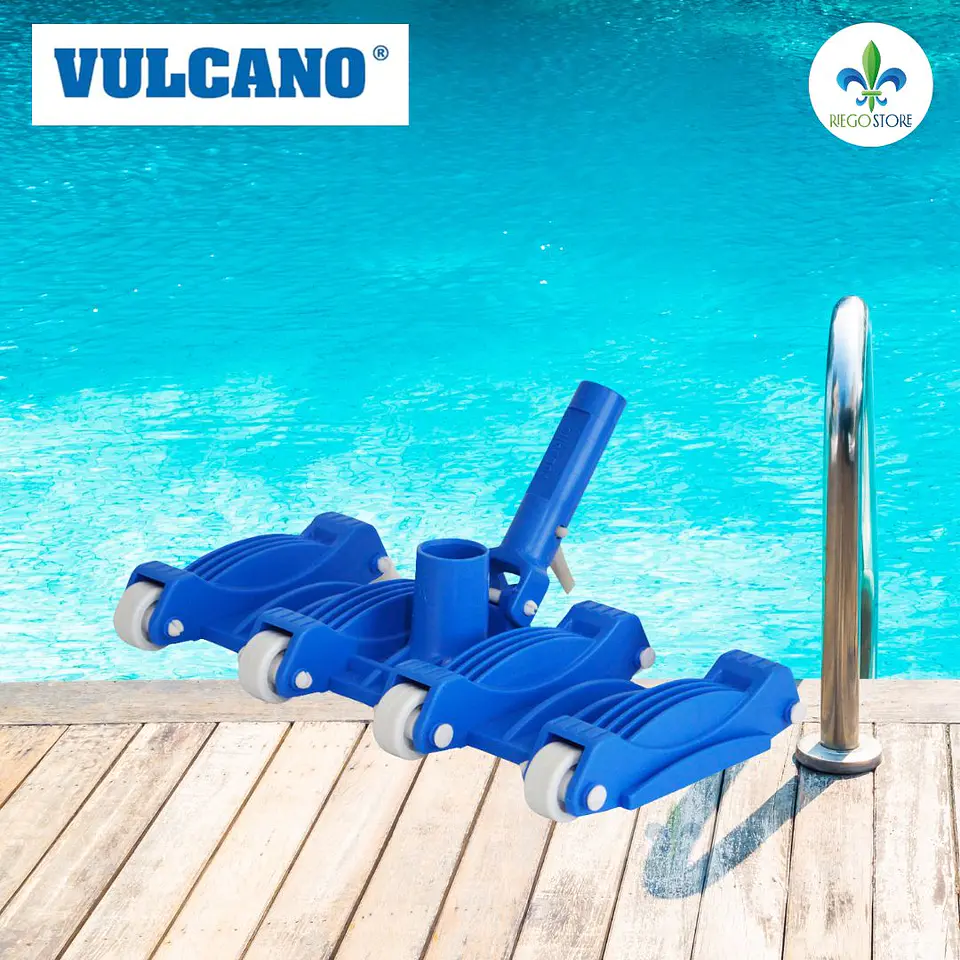 Limpiafondo Flexible 8 ruedas Fijas - Vulcano 1