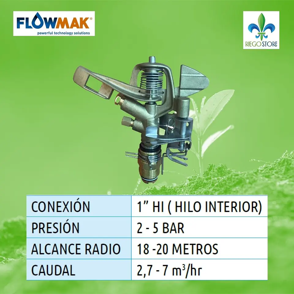 Aspersor Impacto  PC 3/4 HE - 20 mts XF1021 Bronce 2