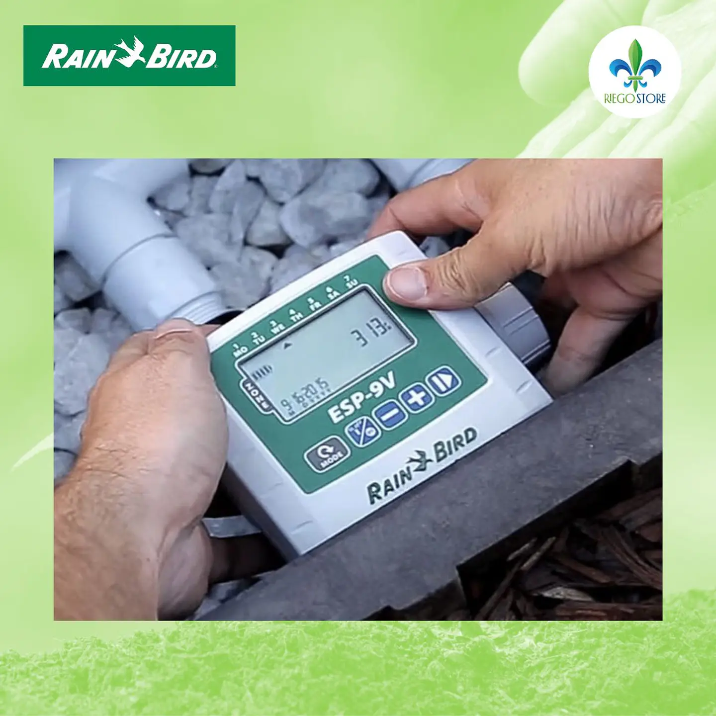 Programador Rain Bird ESP-9V 4 Est. 3