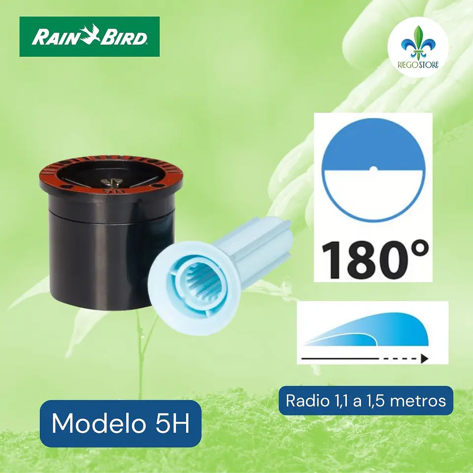 Boquilla Arco Fijo 5H 180° 1.1 a 1.5 m Rain Bird 1