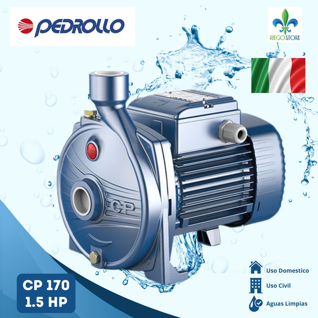 Bomba Centrifuga Cp 170 1,5hp 380v Pedrollo