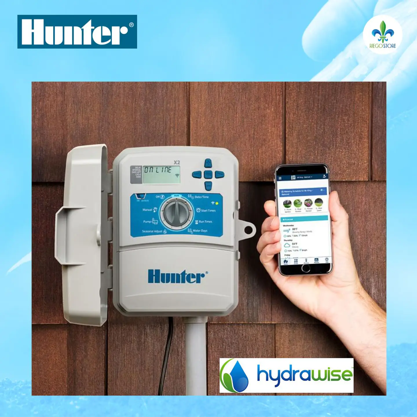 Programador Hunter X2 6 Est. WiFi Opc. 5