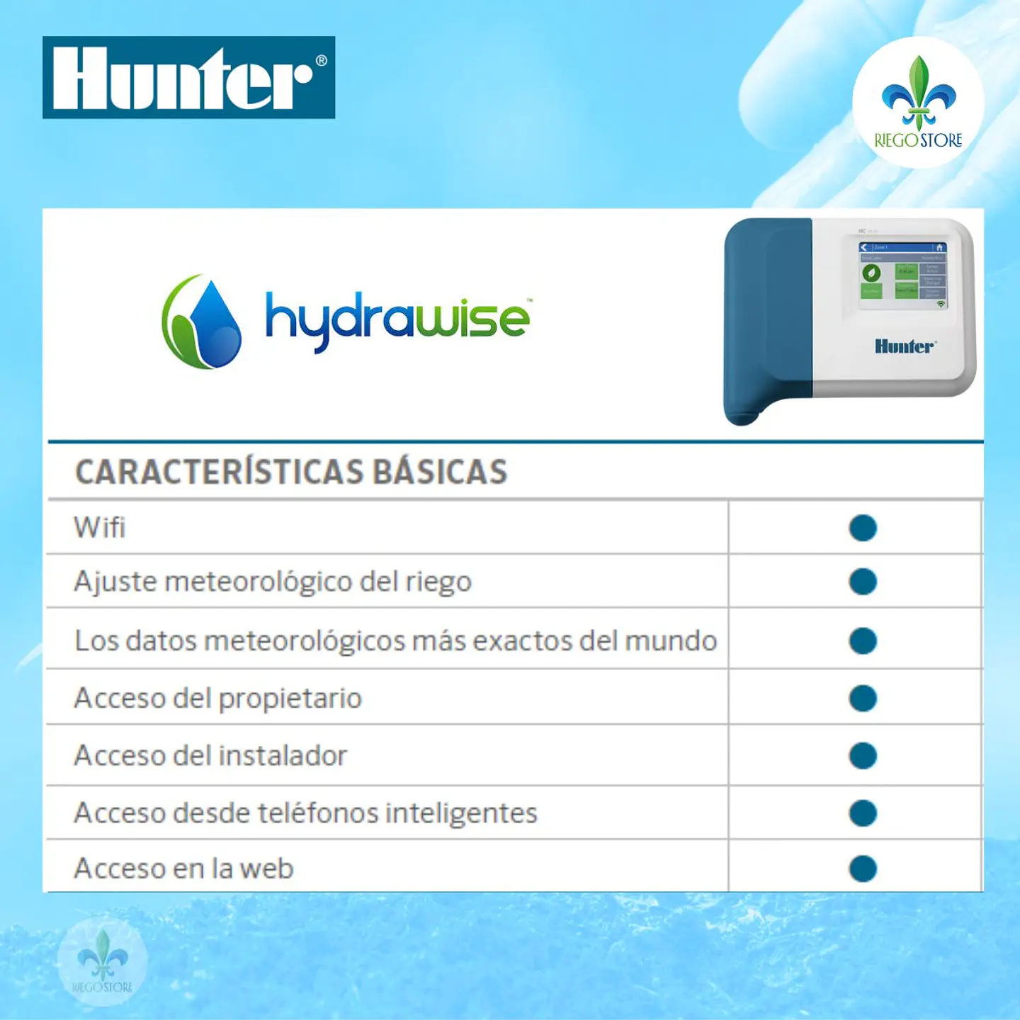 Programador Hunter X2 6 Est. WiFi Opc. 7