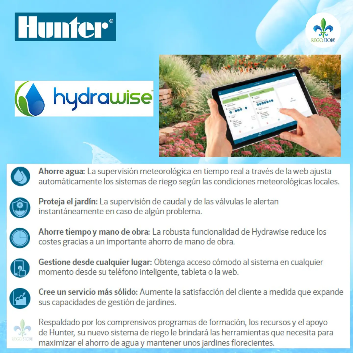 Programador Hunter X2 6 Est. WiFi Opc. 8