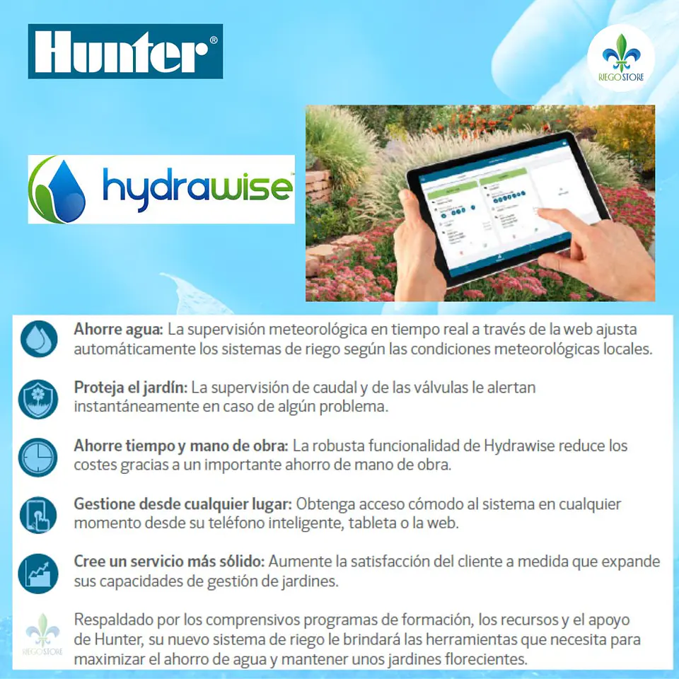 Programador Hunter X2 6 Est. WiFi Opc. 8