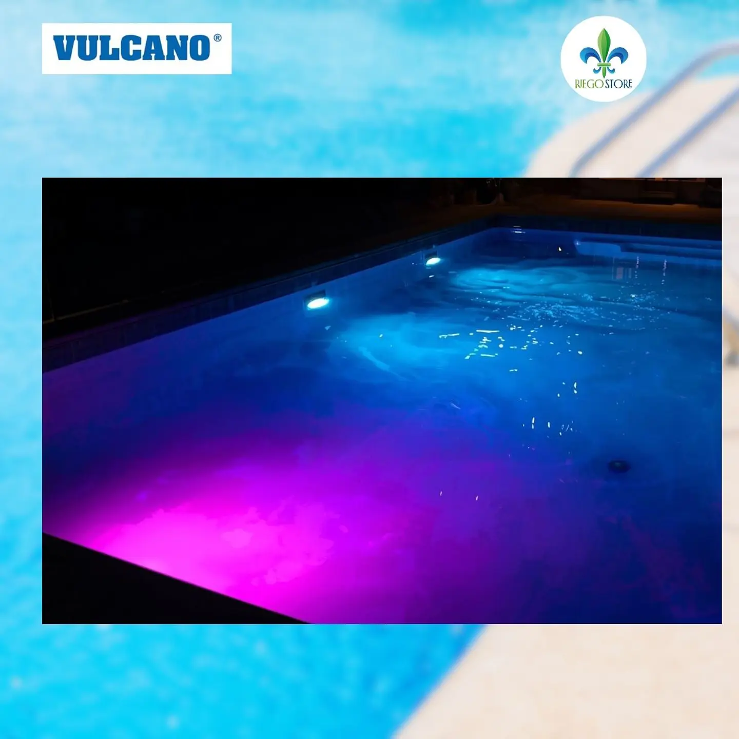 Foco Led Color Sobrepuesto 18w/12v Con Ctr Remoto - Vulcano 5