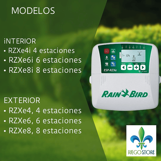 Programador Riego 4 Est ESP-RZXe interior - RainBird