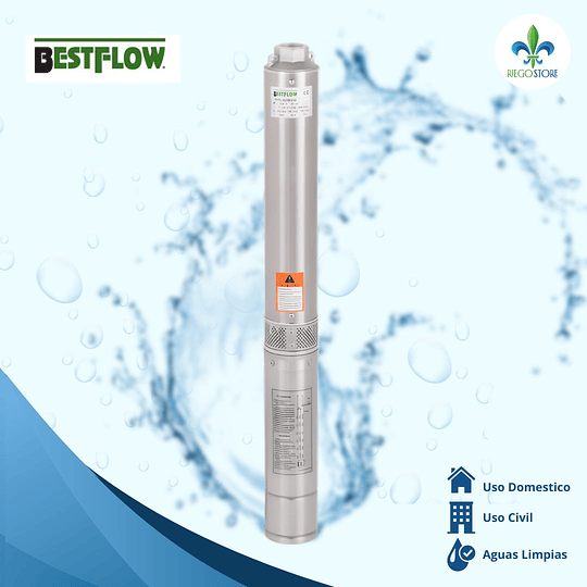 Bomba  Pozo SUSE 2.5-2/24 0.5 HP 20 m cable - Bestflow