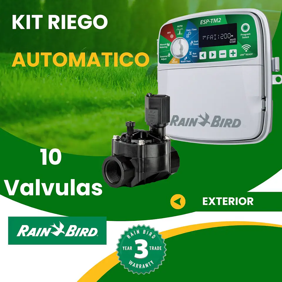 Kit Riego Automatico TM2 12 Zonas (exterior) - Rain Bird 17