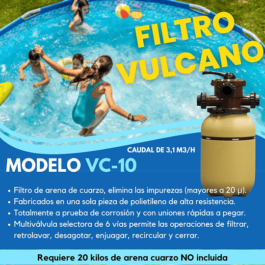 Kit Filtrado Piscina Estructural 