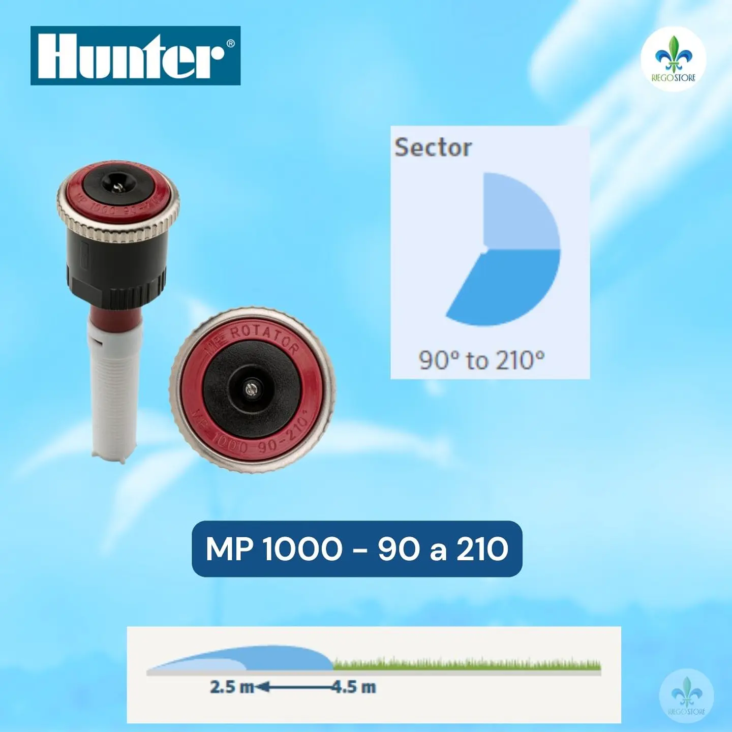 Cuerpo PopUp Pro Spray Ultra 04 con MP 1000-90 - Hunter 4