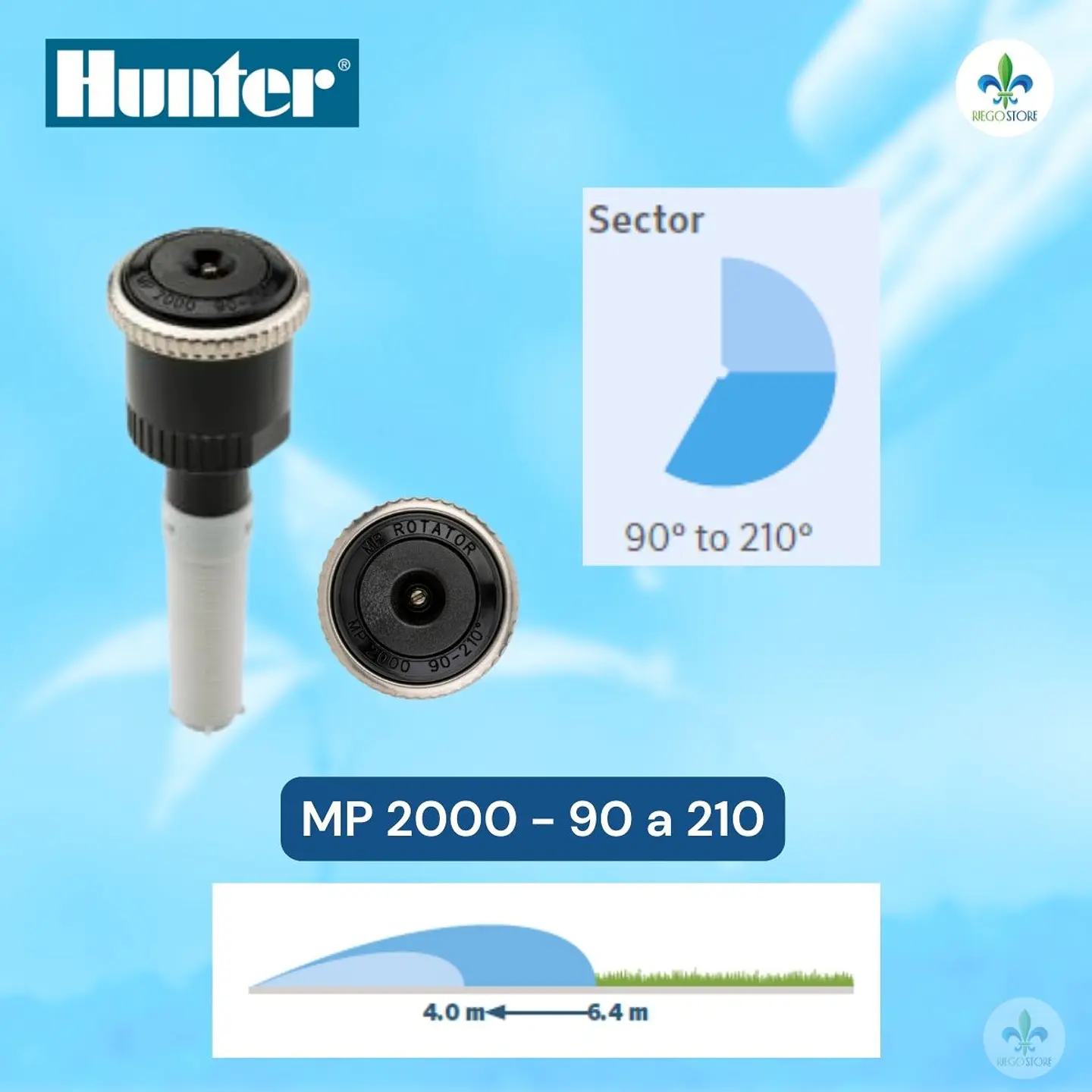 Cuerpo PopUp Pro Spray Ultra 04 con MP 2000-90 - Hunter 4