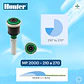 Cuerpo PopUp Pro Spray Ultra 04 con MP 2000-210 - Hunter - Miniatura 4