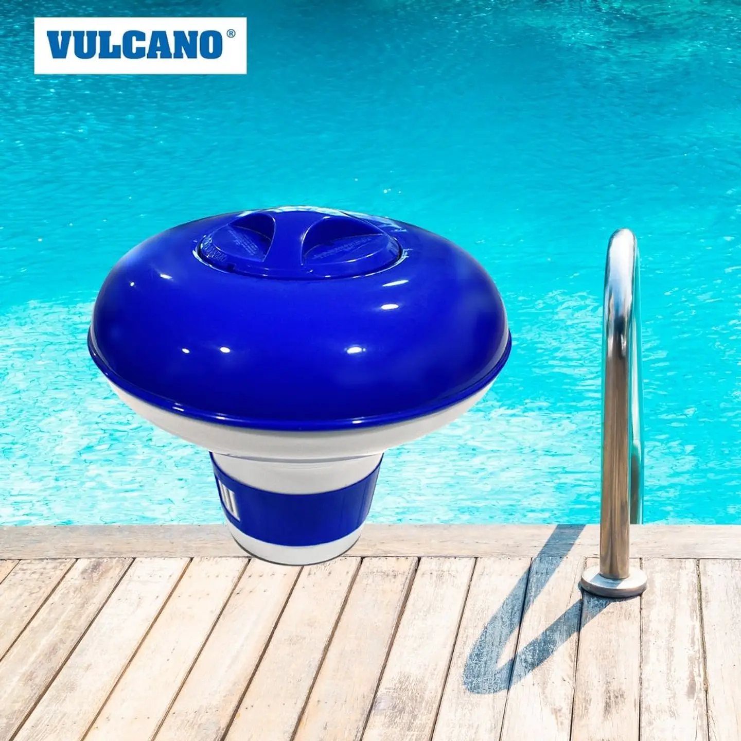 Kit Mantencion Piscina triple Cloro, Boya y Tester - Vulcano 7