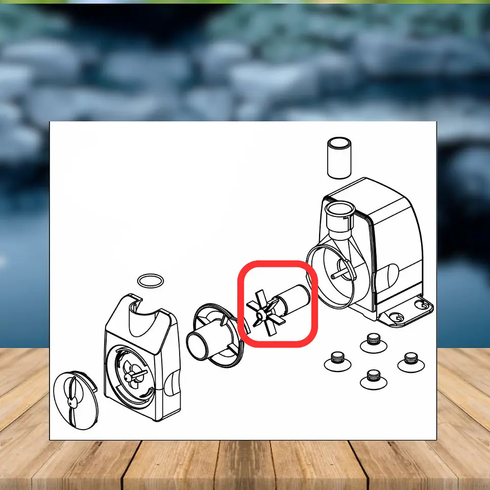 Repuesto Bomba Nova Rotor e impulsor - SICCE 3