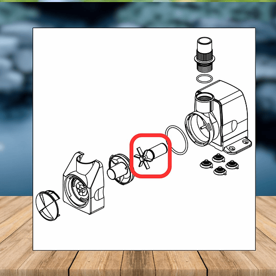 Repuesto Bomba Idra Rotor e impulsor - SICCE