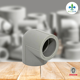 Codo PPR 90 grados Gris PN10