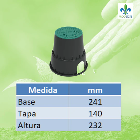 Caja de Valvulas Conica 140 mm (6