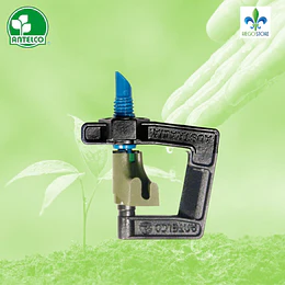 Micro Aspersor Rotor Spray Invertido 42  L/H Azul - dia 4.4 mts - Antelco