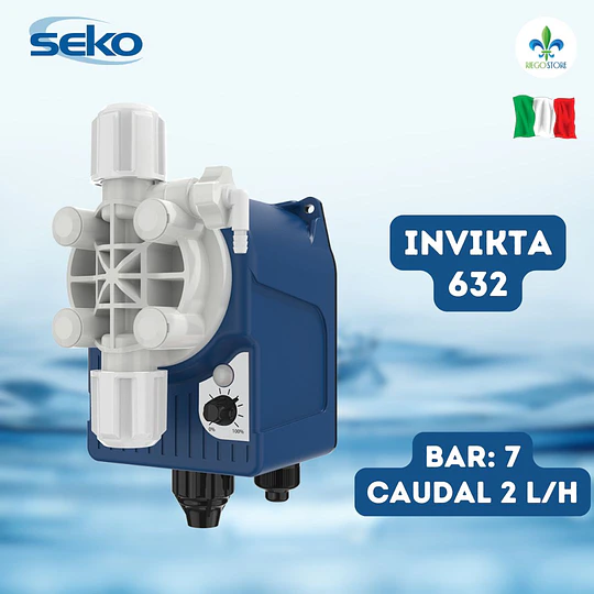 Bomba Dosificadora INVIKTA 632 - 7 Bar - 2 l/h - SEKO
