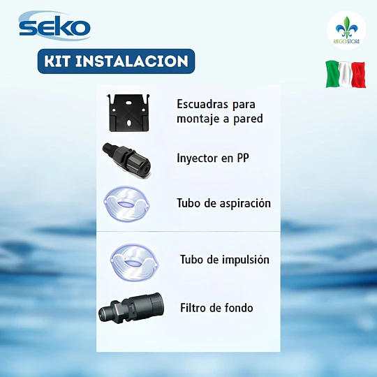 Bomba Dosificadora INVIKTA 630 7 Bar - 0.6 l/h 220v - SEKO