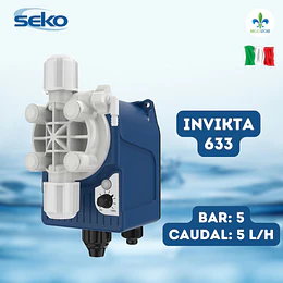 Bomba Dosificadora INVIKTA 633 5 Bar - 5 l/h 220v - SEKO