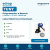 PROGRAMADOR TUNY A BATERIA 1 EST 9-12 VOLT DC CON VÁLVULA CRB - EDROP