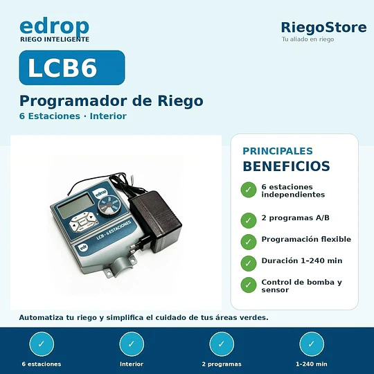 PROGRAMADOR LCB 6 EST - INTERIOR - EDROP