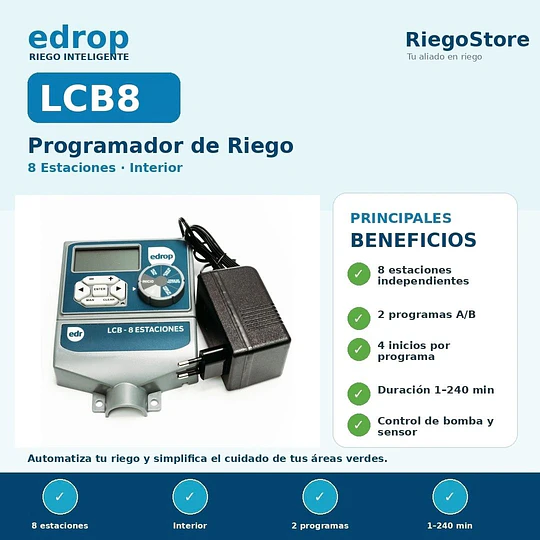 PROGRAMADOR LCB 8 EST - INTERIOR - EDROP