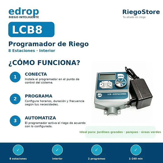 PROGRAMADOR LCB 8 EST - INTERIOR - EDROP