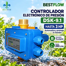 Controlador Electrónico de Presión DSK-9.1 3 HP 1 1/4" – Bestflow