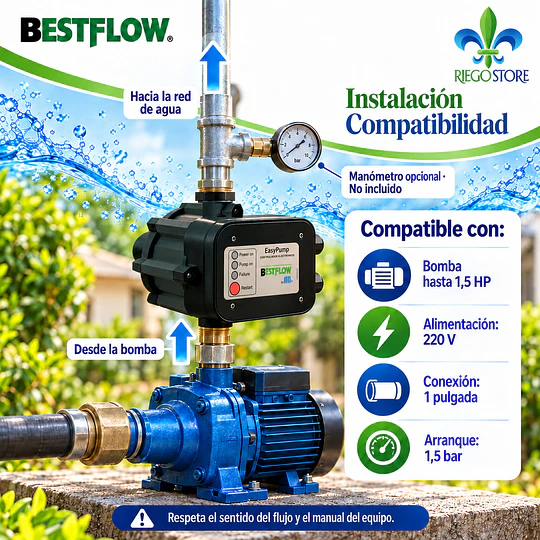 Controlador Elec. Presion EasyPump 1.5 HP - BestFlow