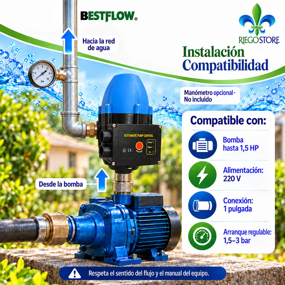 Controlador Elec. Presion DSK-2.3 Reg  - 1.5 HP - BestFlow 6