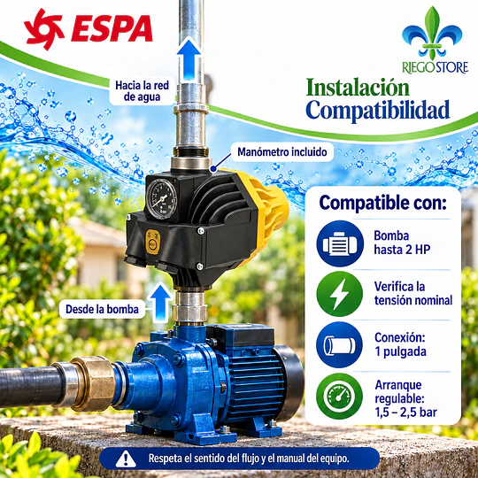 Controlador Elec. Presion Pressdrive 05 2 HP - ESPA