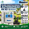 Kit Riego Automático Hunter X2 8 Estaciones