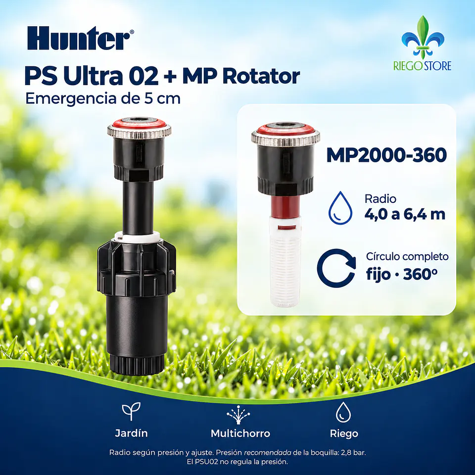 Cuerpo PopUp Pro Spray Ultra 02 con MP Rotator - Hunter 8