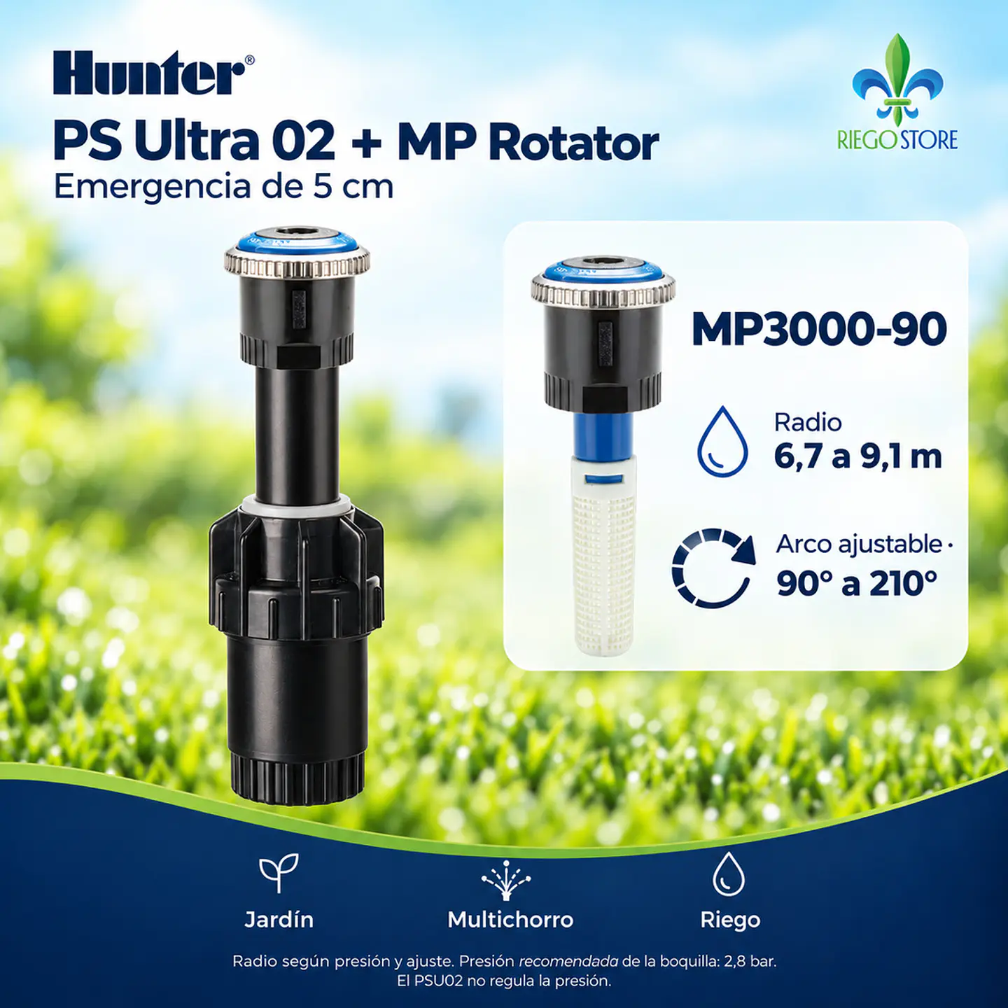 Cuerpo PopUp Pro Spray Ultra 02 con MP Rotator - Hunter 9