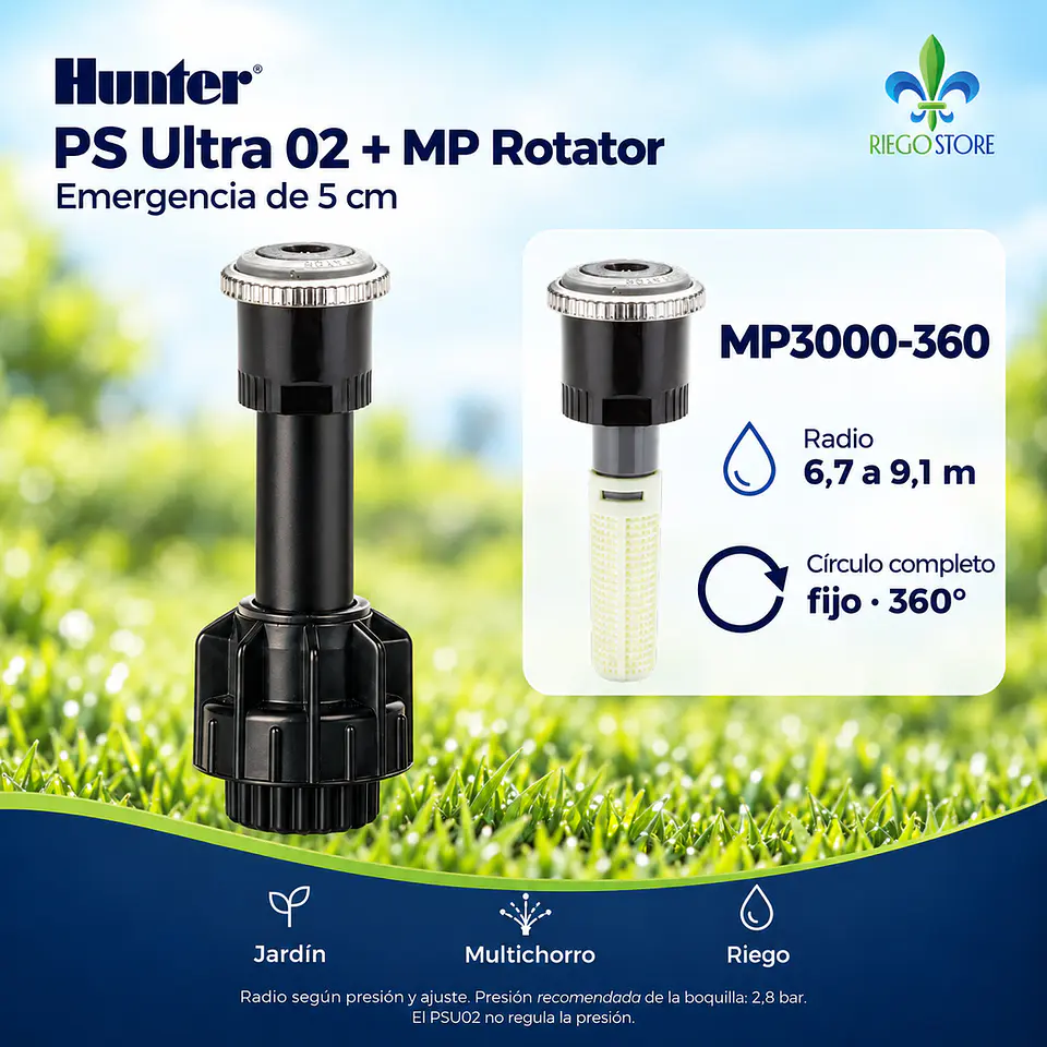 Cuerpo PopUp Pro Spray Ultra 02 con MP Rotator - Hunter 11