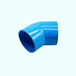 Codo PVC 45° Soldar PN 10 - Miniatura 2