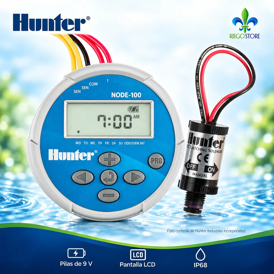 Programador Hunter NODE-100 1 Est. c/Solenoide 1