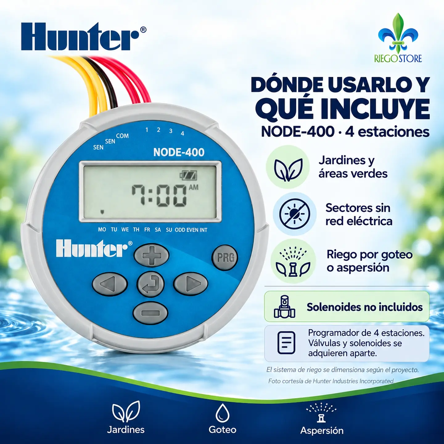 Programador Hunter NODE-400 4 Est. 7