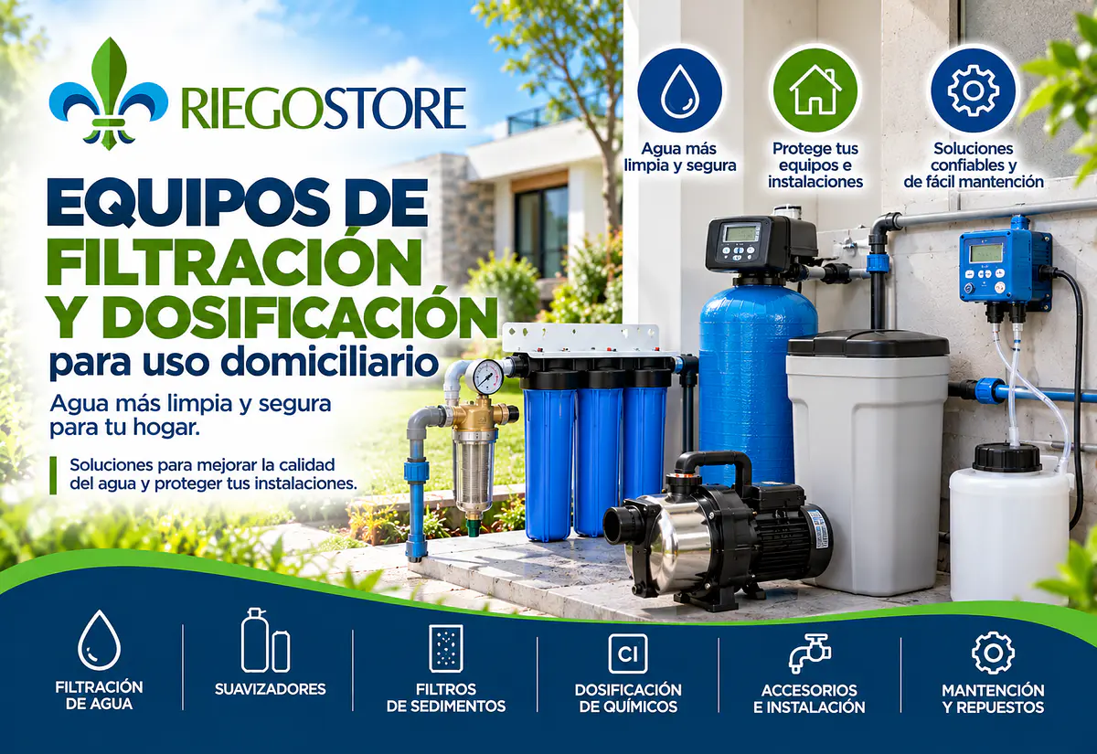 RiegoStore Tienda Online Chile - Articulos de Riego, Piscina, Bombas, fitting y Herramientas