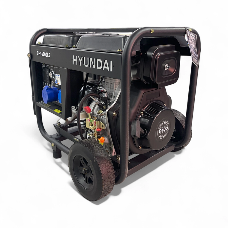 GENERADOR DIÉSEL 5 KVA MONOFÁSICO HYUNDAI 78DHY6000LE  3