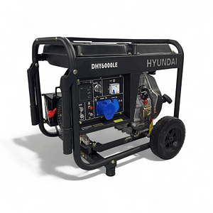 GENERADOR DIÉSEL 5 KVA MONOFÁSICO HYUNDAI 78DHY6000LE 