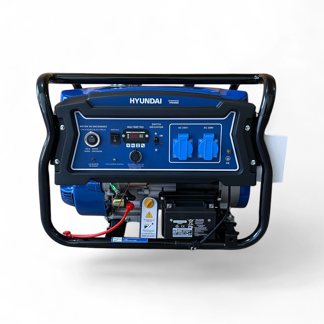 GENERADOR GASOLINA 3500W MONOFÁSICO HYUNDAI HYG4950E 2