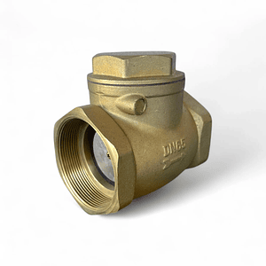 VALVULA DE RETENCIÓN HORIZONTAL CHAPALETA BRONCE